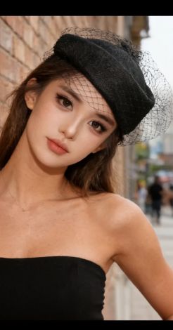 Noir Chic: Капелюшок, який створює інтригу