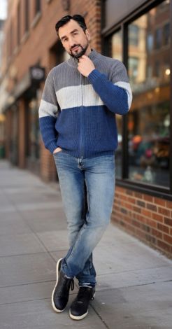 Man’s Comfort: Фактурний кардиган для максимального тепла