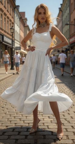 Плаття White Serenity: Твій ідеальний літній образ
