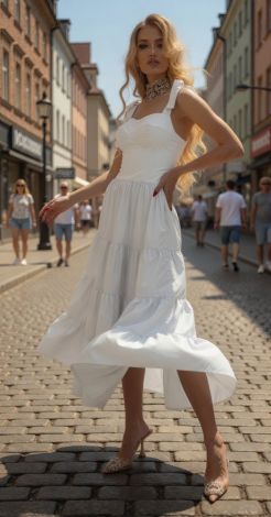 Плаття White Serenity: Твій ідеальний літній образ