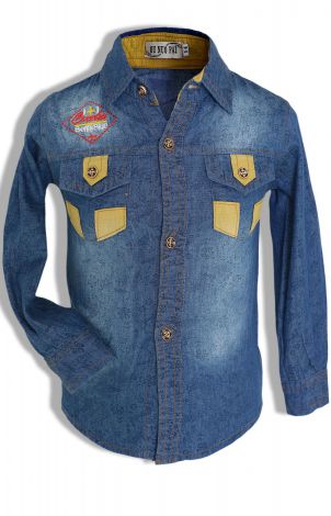 Сорочка джинсова для хлопчика