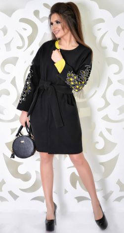 Coat with Ukrainian ornamentt