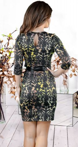 Платье с принтом