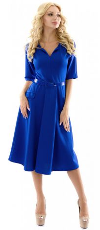 Стильна сукня з поясом