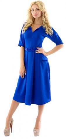 Стильна сукня з поясом