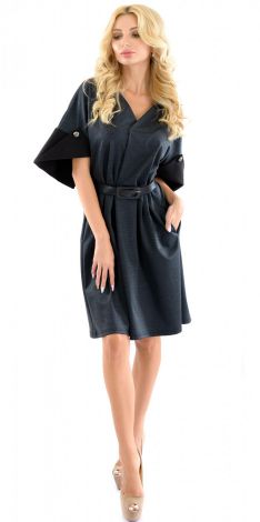 Сукня з поясом