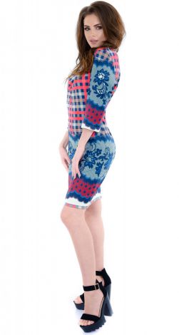 Платье с принтом