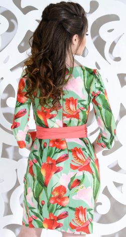 Платье с принтом