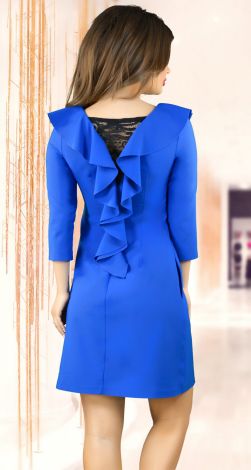 Очаровательное платье с гипюром