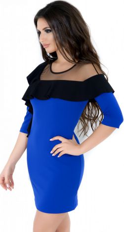 Платье с воланом