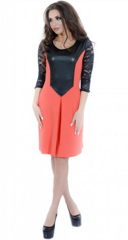 Эффектное коктейльное платье