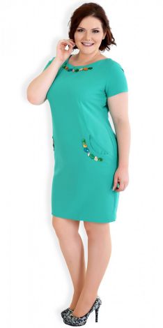 Красивое красное платье большого размера