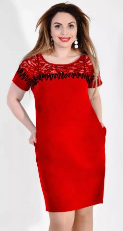 Платье большого размера