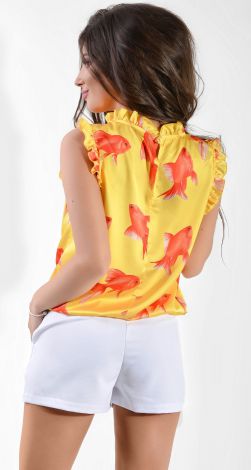 Printed blouse