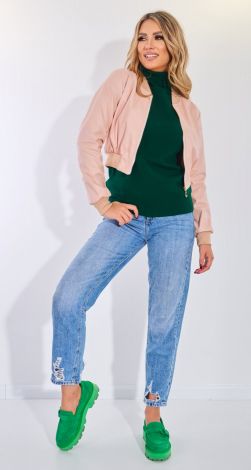 Куртка кожаная