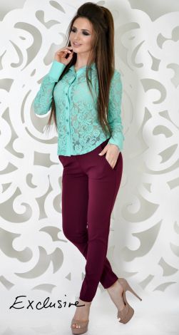 Guipure blouse