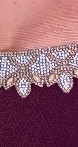 Платье с кристаллами