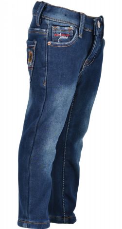 Fleece jeans for a boy