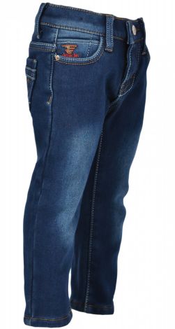 Fleece jeans for a boy