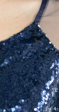 Платье с блестками