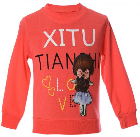 Батник девочка Xitu красный