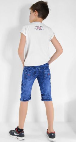 Denim shorts for a boy