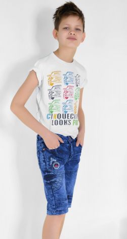 Denim shorts for a boy