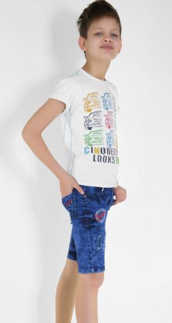 Denim shorts for a boy