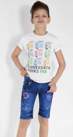 Denim shorts for a boy