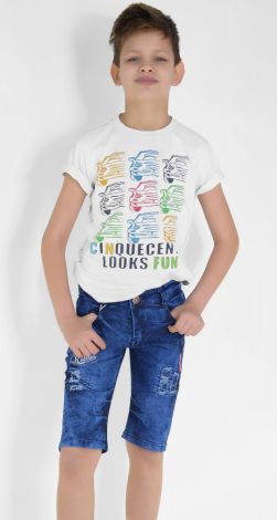 Denim shorts for a boy