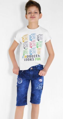 Denim shorts for a boy