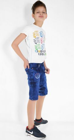 Denim shorts for a boy
