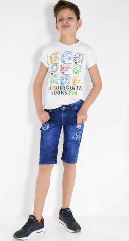 Denim shorts for a boy