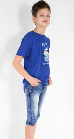 Denim shorts for a boy