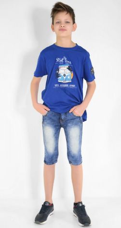 Denim shorts for a boy