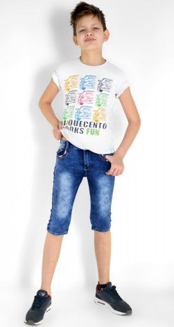Denim shorts for a boy