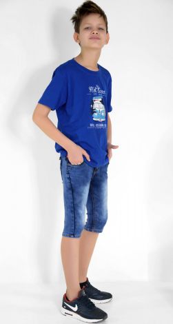 Denim shorts for a boy