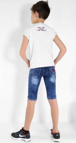 Denim shorts for a boy