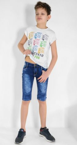 Denim shorts for a boy