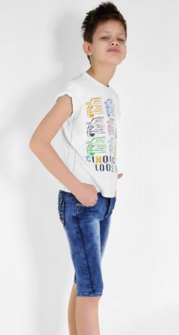 Denim shorts for a boy