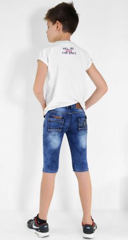 Denim shorts for a boy