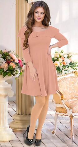 Красивое бордовое платье