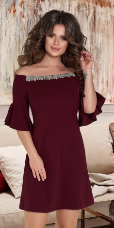 Красивое короткое платье