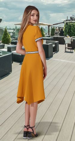 Стильное асимметричное платье 