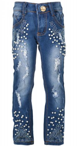 Джинси з перлинами