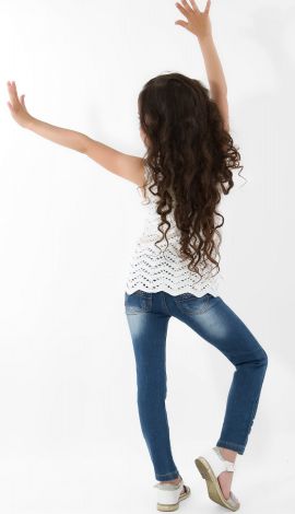 Джинси з перлинами