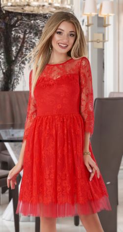 Гипюровое платье пачка