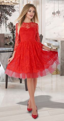 Гипюровое платье пачка