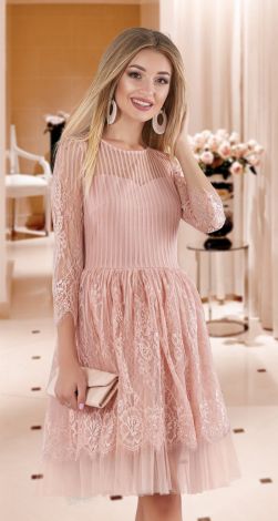 Гипюровое платье пачка