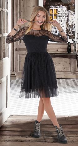 Гипюровое платье пачка